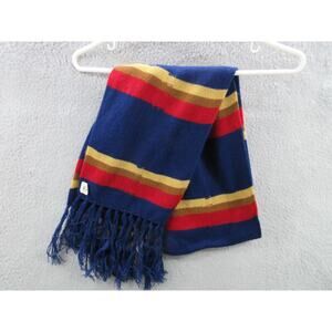 Vintage Men's CAMPUS 100% Virgin Orlon Acrylic Scarf Made USA Striped